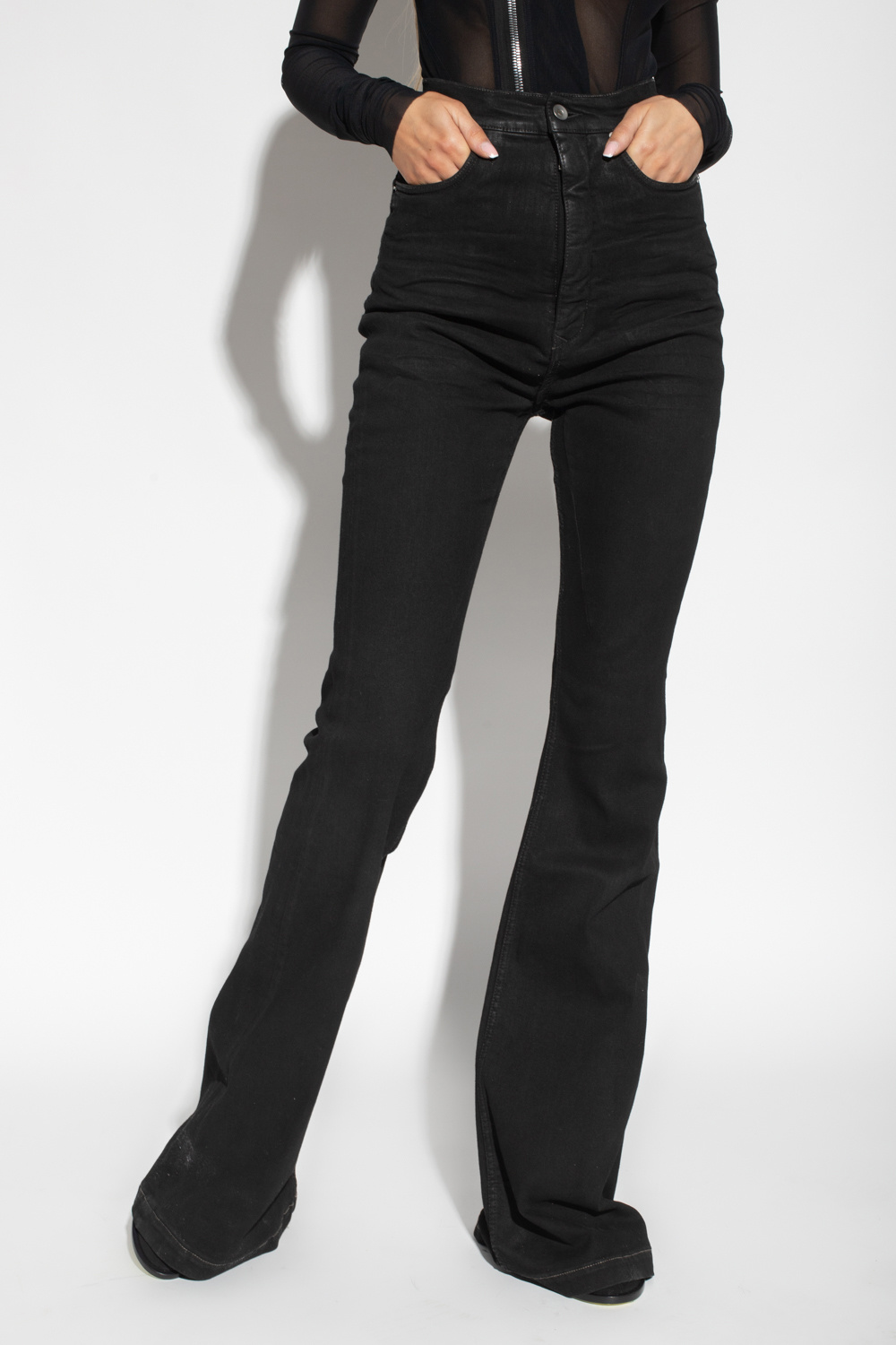 Black 'Bolan' bootcut jeans Rick Owens DRKSHDW - IetpShops